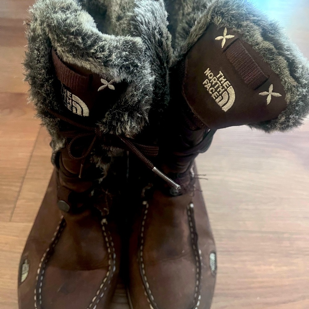 The North Face Brown Fur-Lined Boots